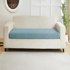 Couch Cushion Covers for Sofa Couch Covers Wear-Resistant Universal Sofa Cover Washable Stretch for Sectional Slipcovers (Texture-Sea Blue,Large Double Seat Cover)
