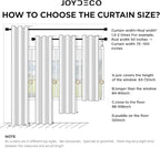 Joydeco Blackout Curtains for Bedroom - 96 Inch Long 100% Light Blocking 2 Panels Light Grey Drapes, Thermal Insulated Room Darkening Curtains, Linen Textured for Living Room, Rod Pocket & Back Tabs