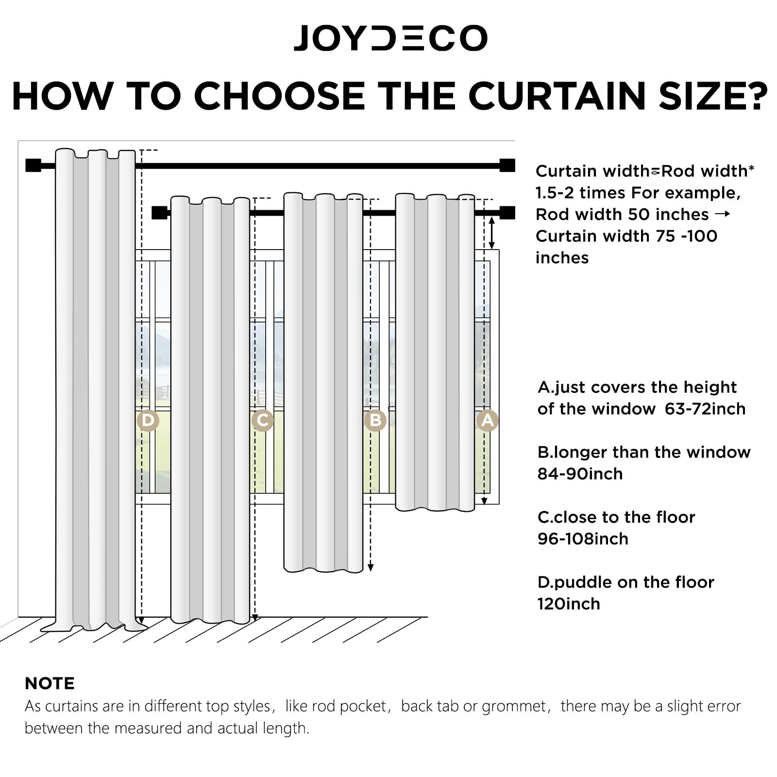 Joydeco Blackout Curtains for Bedroom - 100% Light Blocking 2 Panels Set Yellow Drapes 37" W x 96" L, Thermal Insulated Room Darkening Curtains, Linen Textured for Living Room, Rod Pocket & Back Tabs