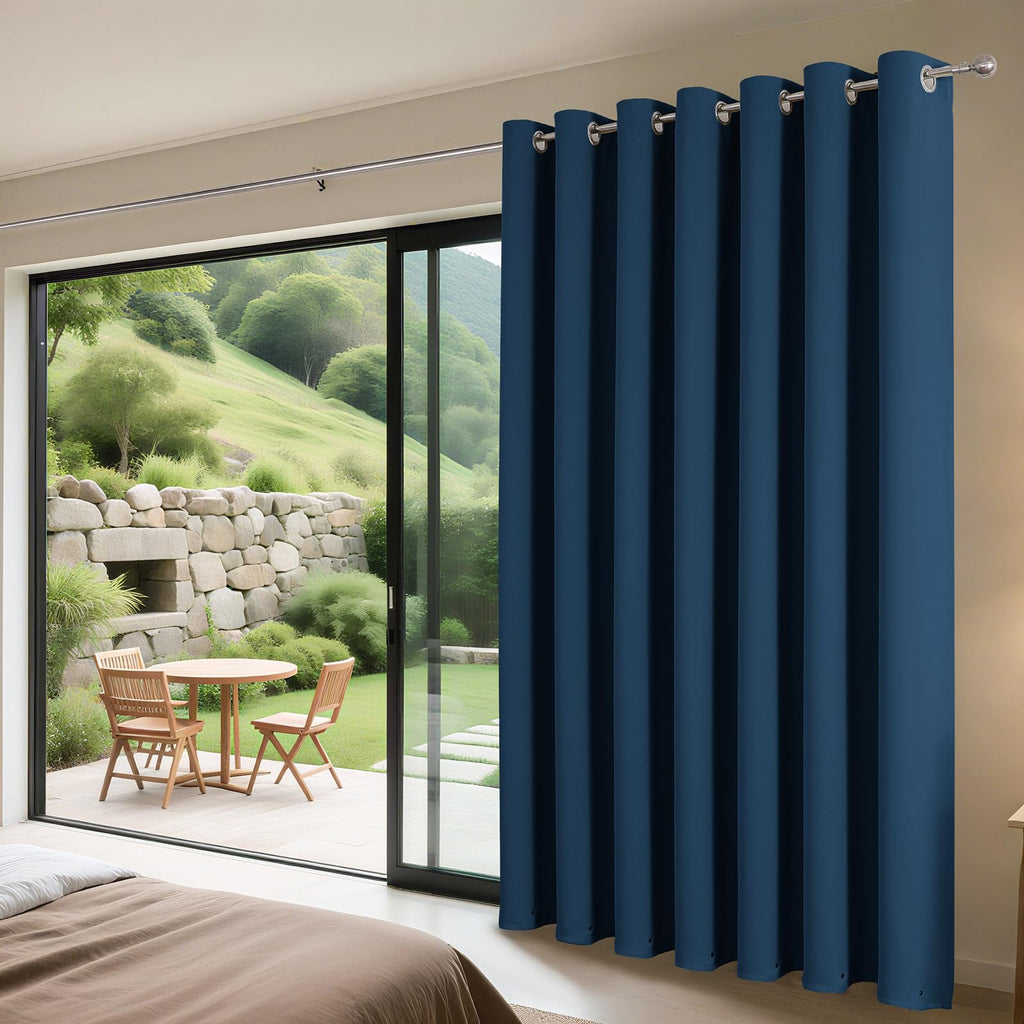 Joydeco Blackout Patio Sliding Door Curtains, Privacy Room Divider Curtains