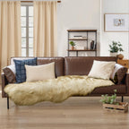 Ciicool Ultra Soft Faux Sheepskin Fur Rug 2x6 Feet Fluffy Rug for Bedroom