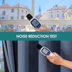ChrisDowa 100% Blackout Curtains for Bedroom with Black Liner, 2 Thick Layers Total Blackout Thermal Insulated Grommet Window Curtains 2 Panels Set (Stone Blue, 42 x 84 Inch)
