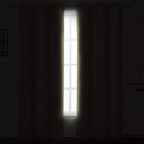 LEMOMO Beige Thermal Blackout Curtains/38 x 84 Inch/Set of 2 Panels Room Darkening Curtains for Bedroom