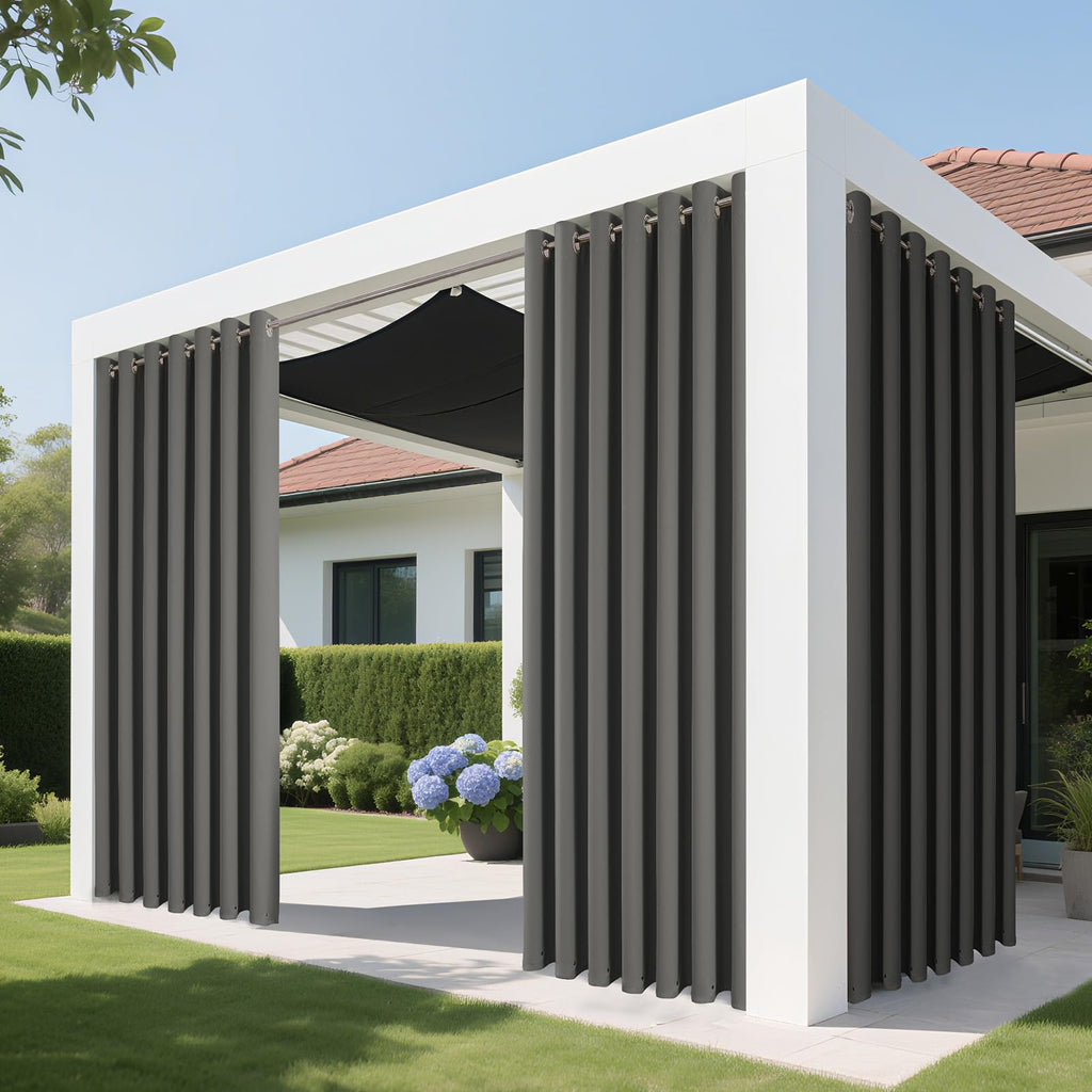 Joydeco Blackout Patio Sliding Door Curtains, Privacy Room Divider Curtains