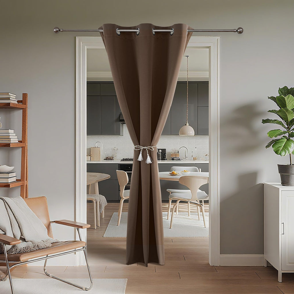 Joydeco Door Curtain Blackout Curtains for Doorway Privacy Closet Drapes