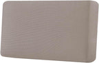 H.VERSAILTEX Super Stretch Individual Seat Cushion Covers Sofa Covers Couch Cushion Covers Slipcover Sets Thick Jacquard Textured Twill Fabric (1 Piece Loveseat Cushion Cover, Taupe)
