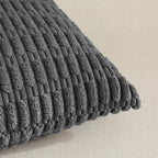 Fancy Homi 4 Packs Decorative Throw Pillow Covers for Living Room Couch Bed, Modern Farmhouse Boho Home Décor Accent Cushion Case, 24" x 16", Dark Gray