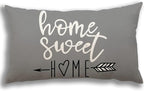 YCOLL Lumbar Pillow Covers 12x20 Set of 4, Modern Sofa Throw Pillow Cover, Decorative Outdoor Linen Fabric Pillow Case for Couch Bed Car，Gray