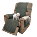 U-NICE HOME Reversible 23''Recliner Small Chair Cover, Grey/Beige
