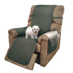 U-NICE HOME Reversible 23''Recliner Small Chair Cover, Grey/Beige