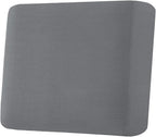 H.VERSAILTEX Super Stretch Individual Seat Cushion Covers Sofa Covers Couch Cushion Covers Slipcover Sets Thick Jacquard Textured Twill Fabric (1 Piece Chair Cushion Cover, Grey)