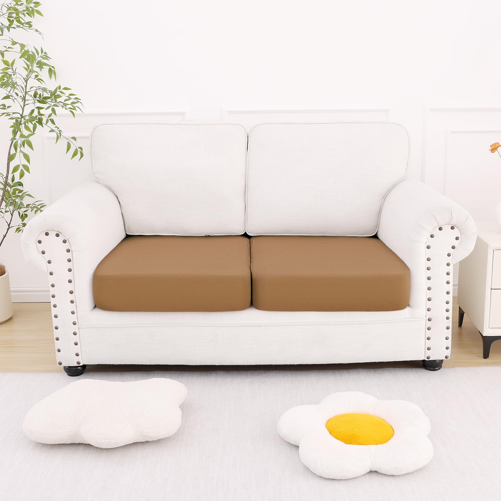 Smiry Couch Cushion Covers, Stretch Couch Covers for Sofa