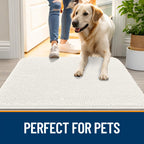 OLANLY Dog Door Mat for Muddy Paws 70x24, Super Absorbent Chenille Mud Mat