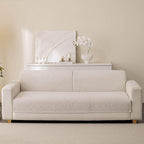 Soft Waterproof Chenille Cover Washable, Non Slip Sectional Sofa Covers for 3 Cushion Couch Sofa L Sharped Sofa Slipcover for Pets, Furniture Protector (1 PCS 27"x27" Coffee)