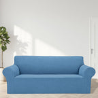Cupuamon 2026 New Stretch Oversized Sofa Slipcovers Couch Sofa Cover for 4 Seater Furniture Protector Covers with Elastic Bottom Jacquard Fabric Small Checks for Pets, Kids - Riverside