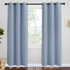 NICETOWN Navy Blackout Curtains for Kid's Room 42" Wide x 78" Long 2 Panels