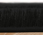 Amearea Premium Soft Fluffy Area Rug Modern Shag Carpet, 3x5 Feet, Fuzzy Shaggy Rugs for Bedroom Living Room Teen Apartment Decor, Comfortable Indoor Furry Dorm Carpets, Black
