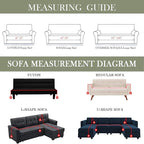 HANDONTIME Couch Cover, Sofa Covers, Sage Couch Cushion Cover Dog Furniture Protector for Living Room Chenille Couch Throw Cover Soft Thick Machine Washable Throw Blankets Sofa Slipcovers, 71" X150"
