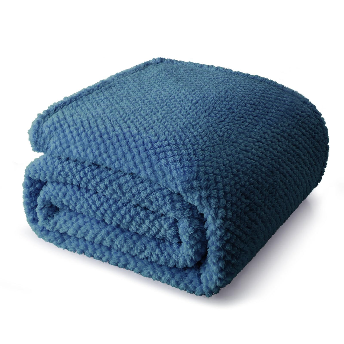 Whale Flotilla Soft Fleece King Size Bed Blanket, Light Grey