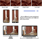 Simplebrand Ava Terracotta Blackout Curtains for Bedroom 96 Inches Long 2 Panels, Thermal Insulated, Energy Saving Living Room Window Treatment Curtains Blackout Drapes, W40 x L96 Inch, Terracotta