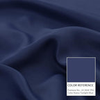 BGment Blackout Curtains for Bedroom - Grommet Thermal Insulated Room Darkening Curtains for Living Room, Set of 2 Panels, Each 46 x 72 Inch, Navy Blue