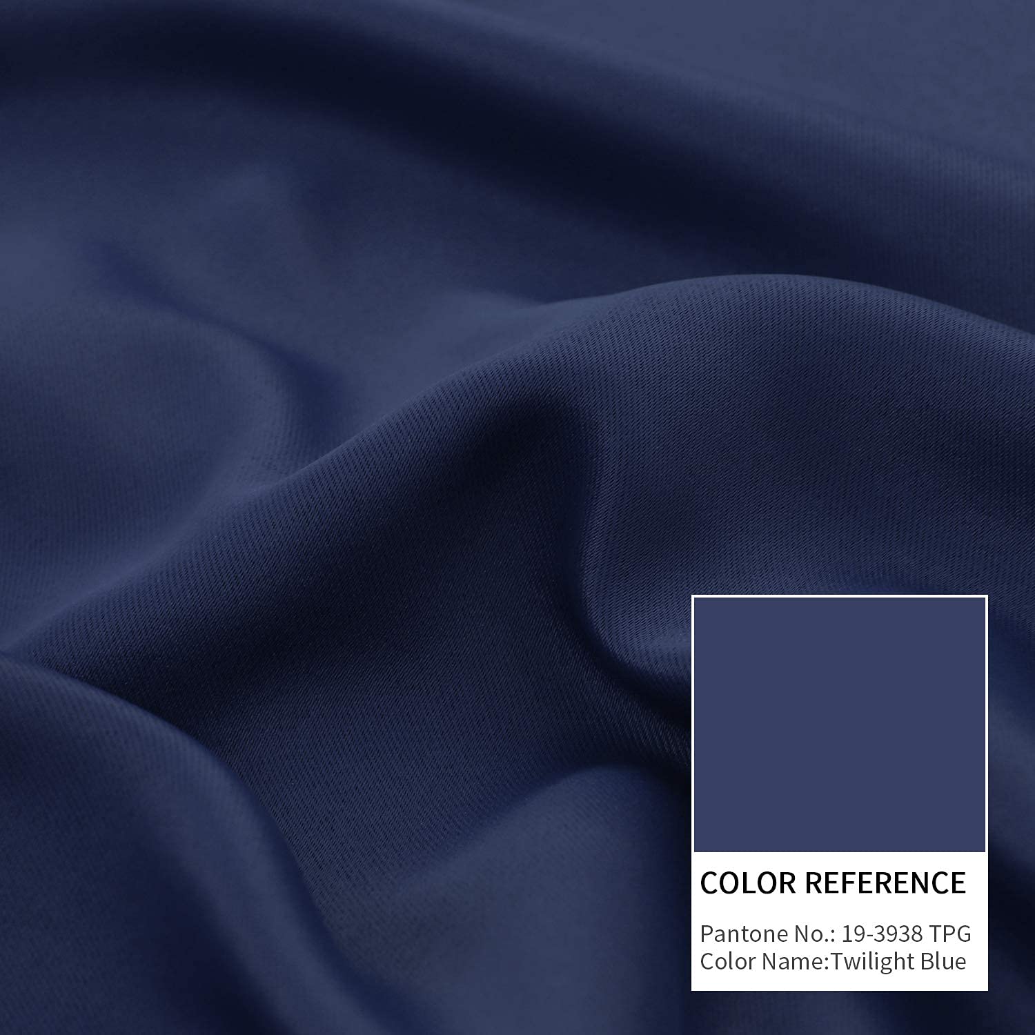 BGment Blackout Curtains for Bedroom - Grommet Thermal Insulated Room Darkening Curtains for Living Room, Set of 2 Panels, Each 55 x 96 Inch, Navy Blue