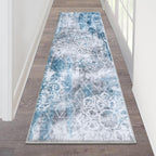 HEBE Hallway Runner Rug 2'x6', Washable Non Slip Kitchen Rug Runner