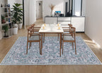 SERISSA 5x7 Washable Non Slip Floral Boho Area Rug for Living Room