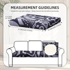 8Pcs Stretch Patio Cushion Covers,Outdoor Couch Covers Replacement,Outdoor Couch & Sofa Slipcovers,for Patio Furniture Cushion Covers,Washable Reusable urniture Protector(Grey Pigeon,8PCS)