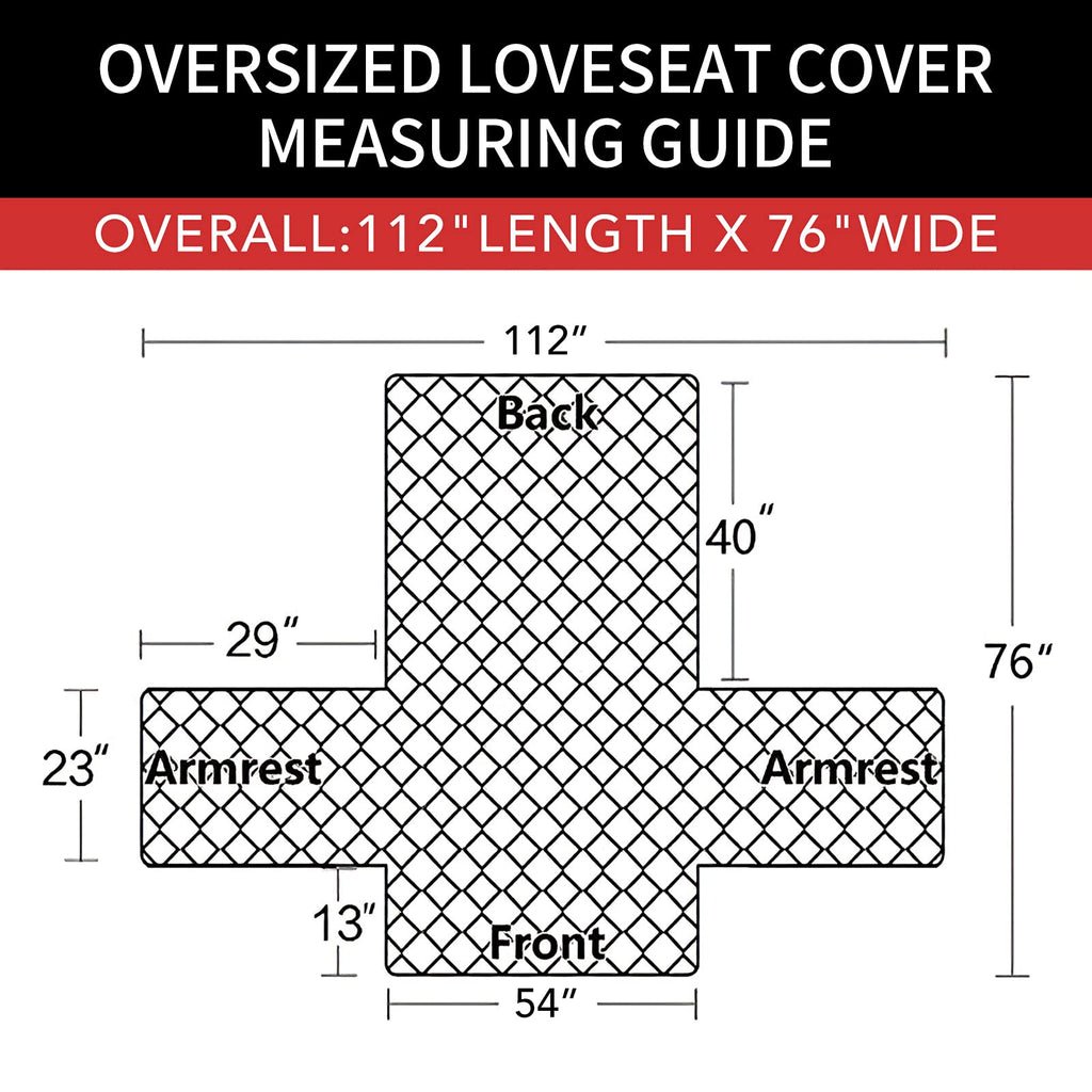 Easy-Going Reversible Couch Cover, 2 Cushion Sofa, Ivory/Ivory