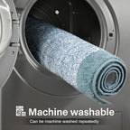 48x32 Large Bathroom Rugs Washable Non Slip, Dusty Blue Bath Mat for Bathroom Floor Tub, Soft Absorbent Quick Dry Mats for Shower, Bathtub,Home Decor