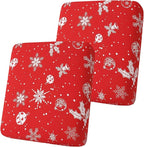 Smiry Printed Couch Cushion Covers, Stretch Soft Couch Covers for Sofa, Washable Non-Slip Sofa Slipcover Furniture Protector for Indoor and Outdoor (2 Pack, Red)