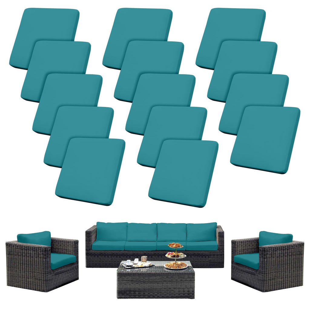 SUKAIKEQA 8PCS Patio Cushion Covers.Patio Furniture Couch SeatSlipcovers
