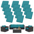 SUKAIKEQA 8PCS Patio Cushion Covers.Patio Furniture Couch SeatSlipcovers