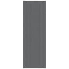 KOZYFLY Long Runners for Hallways 3x12 ft Washable Kitchen Runner Non Slip Rubber Backed Hallway Rugs Cotton Entryway Runner Rug Floor Carpet for Indoor Hall, Backdoor, Kitchen, Grey/Dark Grey