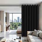 Joydeco Blackout Patio Sliding Door Curtains, Privacy Room Divider Curtains