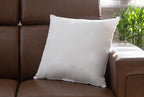 LANE LINEN 26x26 White Throw Pillow Inserts – Pack of 2 White, Fluffy Decorative Insert for Throw Pillow Covers, Perfect for Couch, Bed, Outdoor Use, and Elegant Sofa or Living Room Decor
