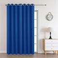 Joydeco Blackout Curtains 108 Inches Long 1 Panel, Thermal Insulated Long Curtains& Drapes 1 Piece, Room Darkening Grommet Drapes for Living Room Bedroom Window (W70 x L108 Inch, Royal Blue)