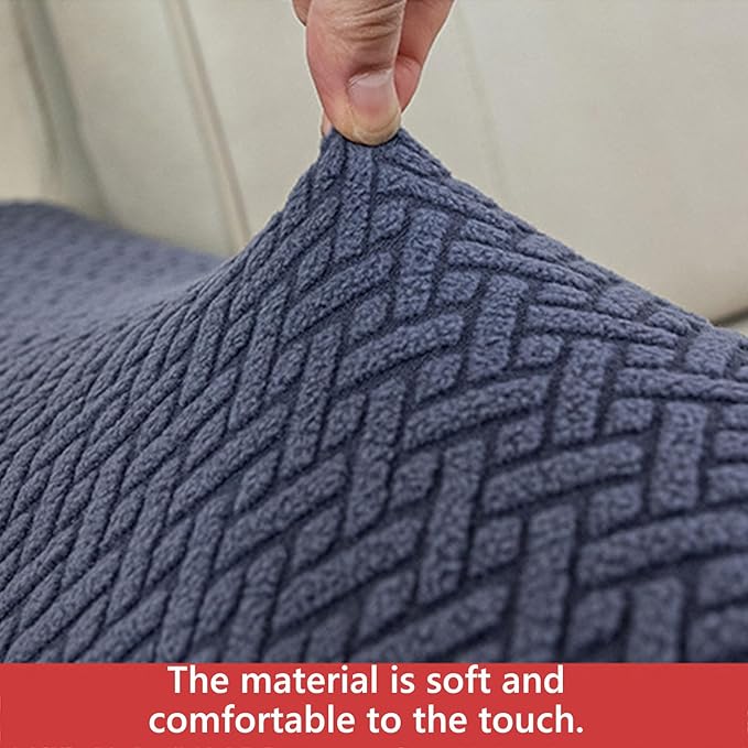 Soothing Home Sofa Covers, Sofa Hero Covers, Wear-Resistant Universal Couch Covers Washable Stretch Sectional Couch Cushion Covers (Light Blue,Arm Rest Covers 2pcs)