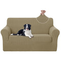U-NICE HOME Loveseat Cover Stretch Couch Cover Sofa Slipcover, Sand
