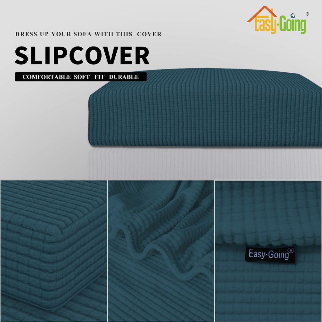 Easy-Going Stretch 1 Piece Oversized Couch Cushion Cover for Sofa