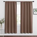 RYB HOME Blackout Curtains for Bedroom Living Room Nursery 72 inches Long