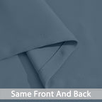 Yakamok Room Darkening Curtains 52x90 inch Length Stone Blue-Living Room