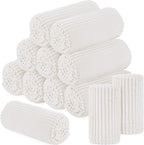 Buryeah 12 Pcs Flannel Throw Blanket Bulk 50 x 60 in Sleepover Blanket Outdoor Wedding Throw Lightweight, Oeko-tex Standard 100 Certified for Sofa Homeless Gifts (Cream White)