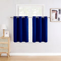 ChrisDowa Small Blackout Curtains for Kitchen and Bedroom 36 Inches Long