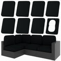hyha 8Pcs Patio Cushion Covers, Stretch Outdoor Couch Cushion Covers