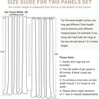 100% Blackout Shield Linen Blackout Curtains for Bedroom 108 Inches Long, Back Tab/Rod Pocket Living Room Drapes, Thermal Insulated Blackout Curtains 2 Panels Set, 50" W x 108" L, Faux Linen
