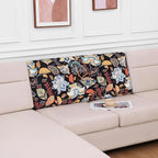 hyha Printed Couch Cushion Covers, Floral Sofa Covers Washable for Cushion Couch, Stretch Pattern Outdoor Cushion Covers for Patio Furniture with Elastic Bottom(Back Cover L, Floral)