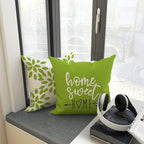 YCOLL Pillow Covers 16x16 Set of 4, Modern Sofa Throw Pillow Cover, Decorative Outdoor Linen Fabric Pillow Case for Couch Bed Car, Sage Green