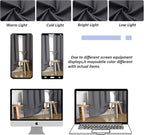 Simplebrand Ava Grey Blackout Curtains for Bedroom, 78 Inch Length, 2 Panels Set, Privacy Thermal Insulated Rod Pocket Window Curtains for Patio, French Door, W40 x L78 Inch